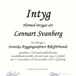 SBR Entreprenad 2011